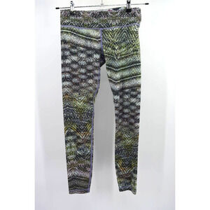 VIMMIA  Multicolor Print Reversible Ankle Leggings Womens M